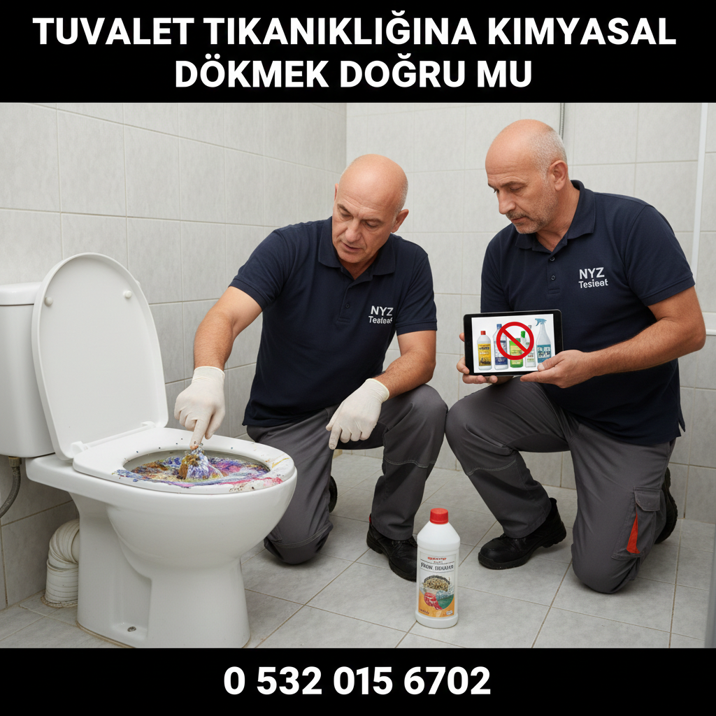 Tuvalet Tıkanıklığına Kimyasal Dökmek Doğru mu?
