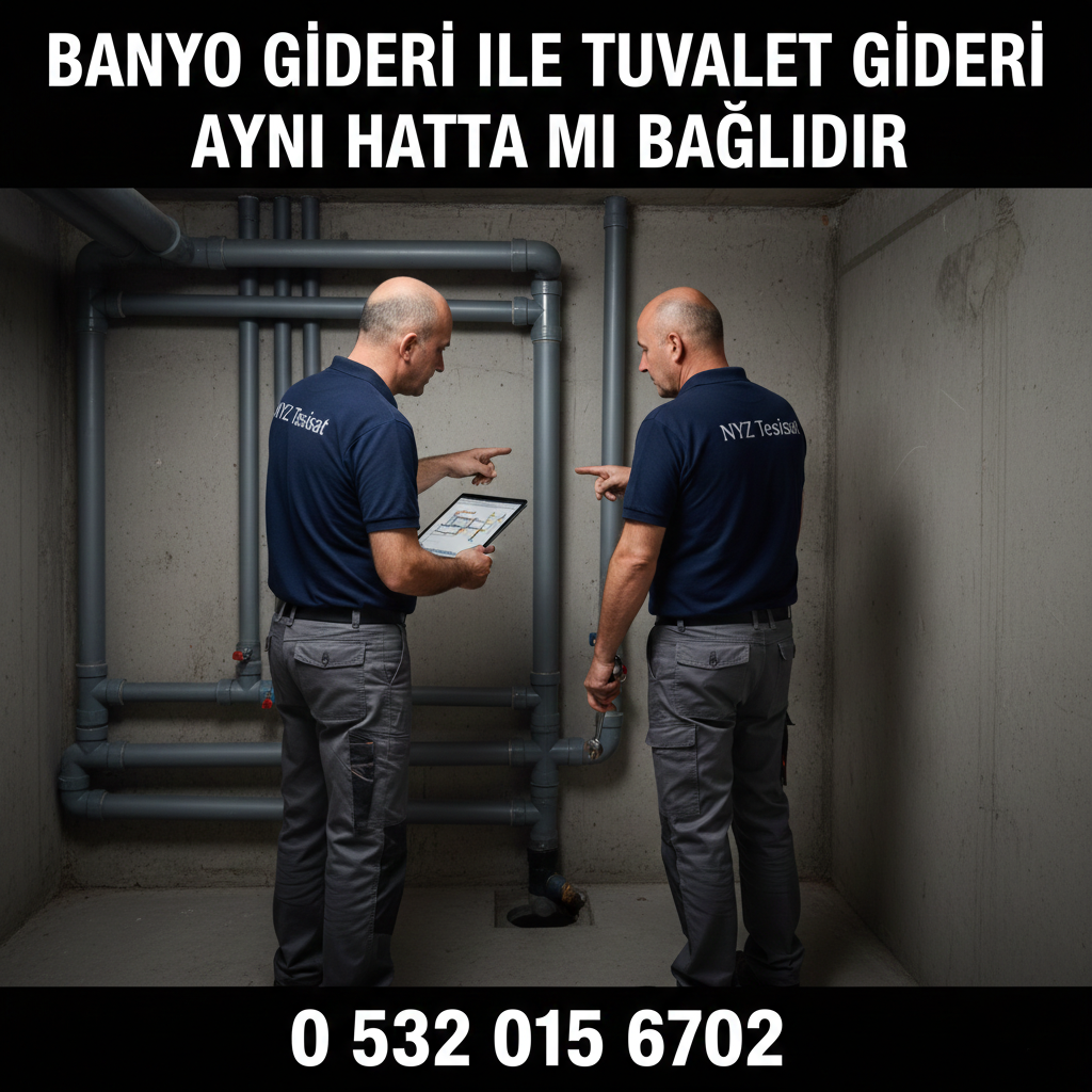 Banyo Gideri ile Tuvalet Gideri Aynı Hatta mı Bağlıdır?