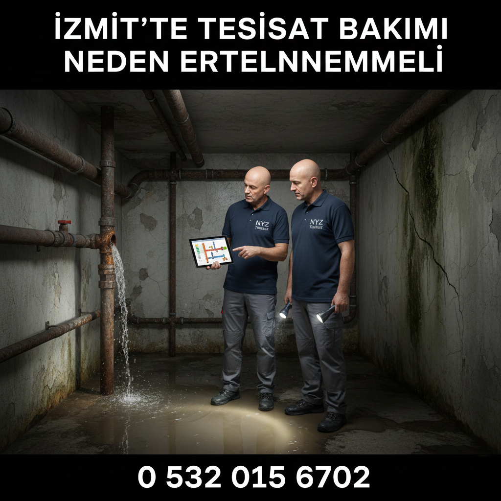 İzmit’te Tesisat Bakımı Neden Ertelenmemeli