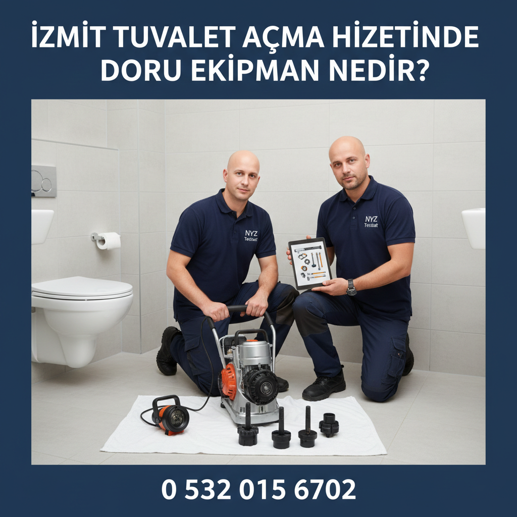 İzmit Tuvalet Açma Hizmetinde Doğru Ekipman Nedir?