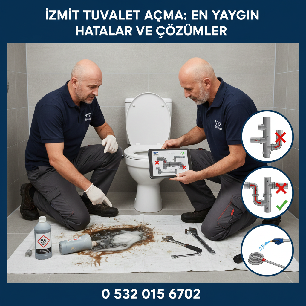 İzmit Tuvalet Açma: En Yaygın Hatalar ve Çözümleri