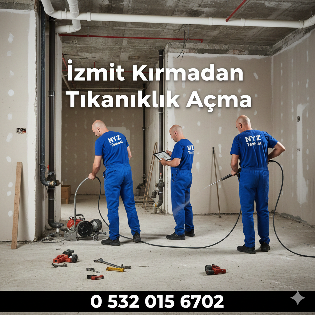 İzmit Kırmadan Tıkanıklık Açma