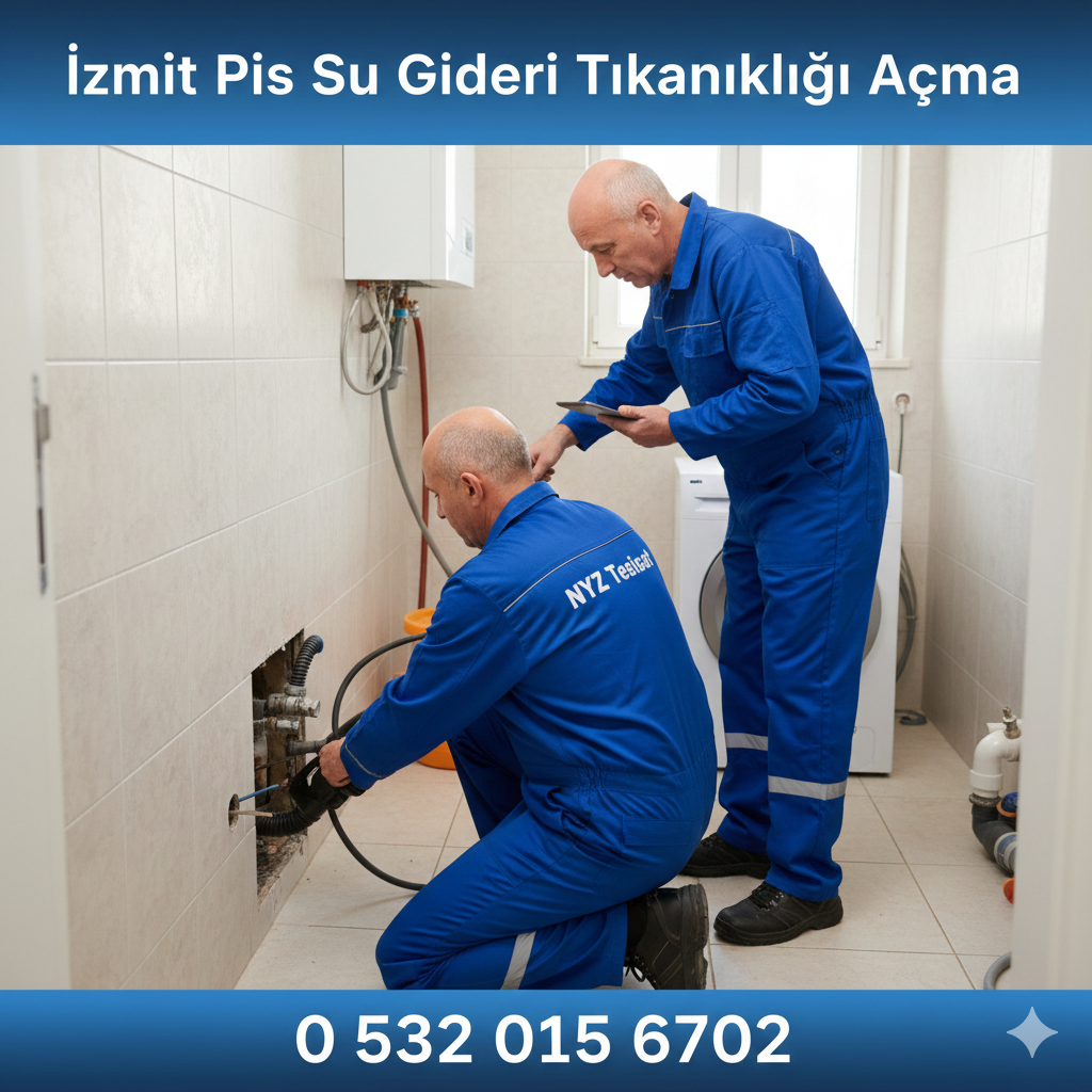 İzmit Pis Su Gideri Tıkanıklığı Açma