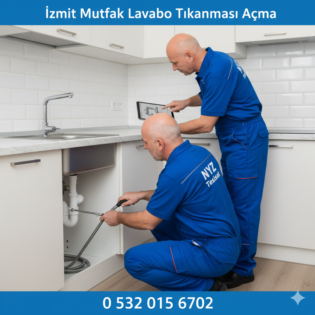 İzmit Mutfak Lavabo Tıkanması Açma