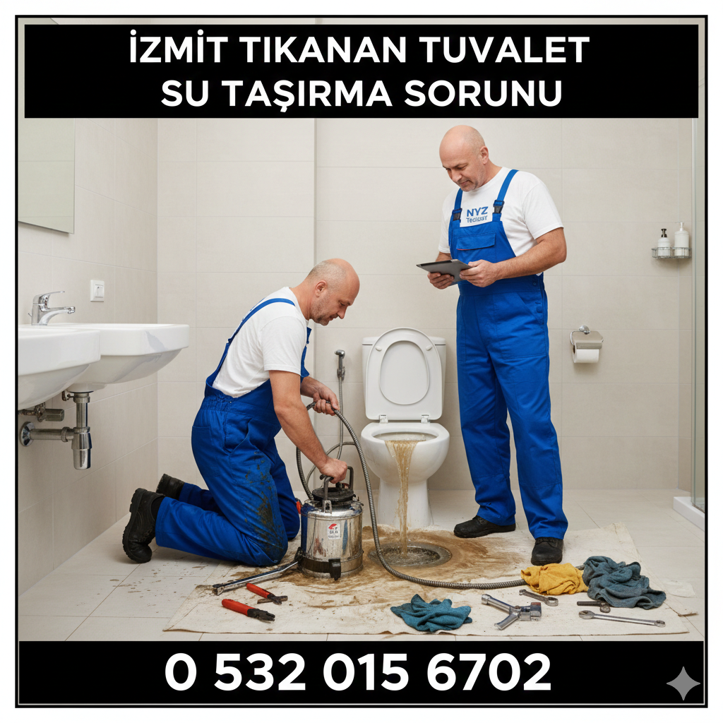 İzmit Tıkanan Tuvalet Su Taşırma Sorunu