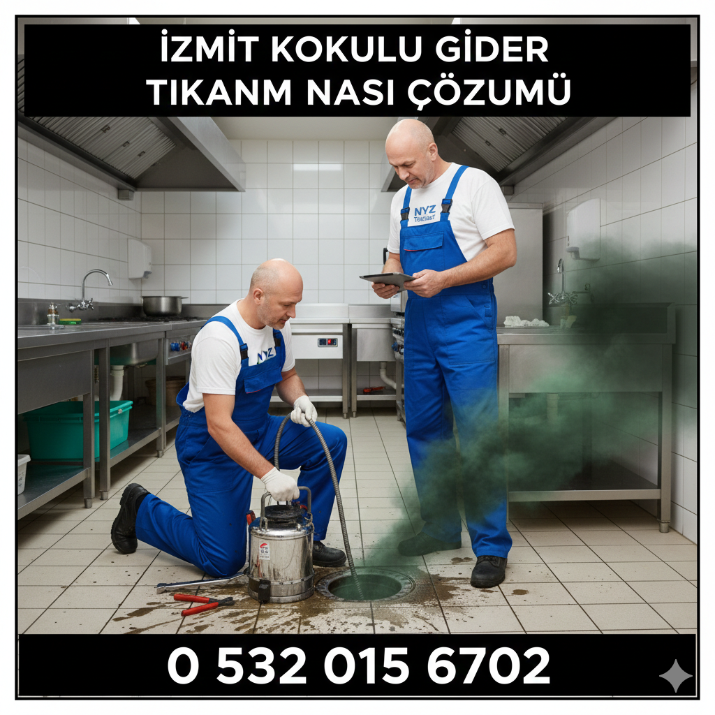 İzmit Kokulu Gider Tıkanması Çözümü