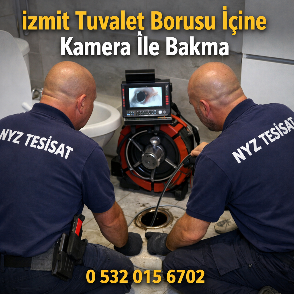 İzmit Tuvalet Borusu İçine Kamera İle Bakma