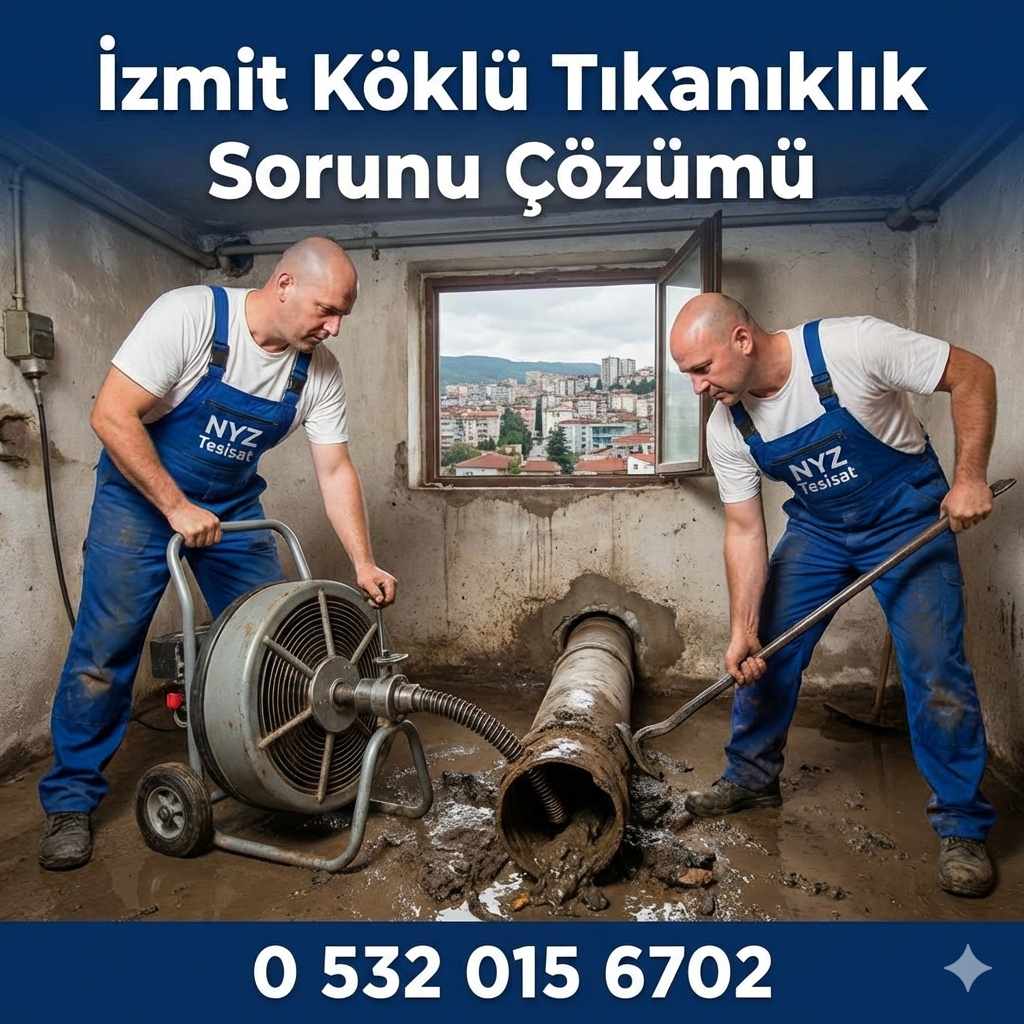 İzmit Köklü Tıkanıklık Sorunu Çözümü