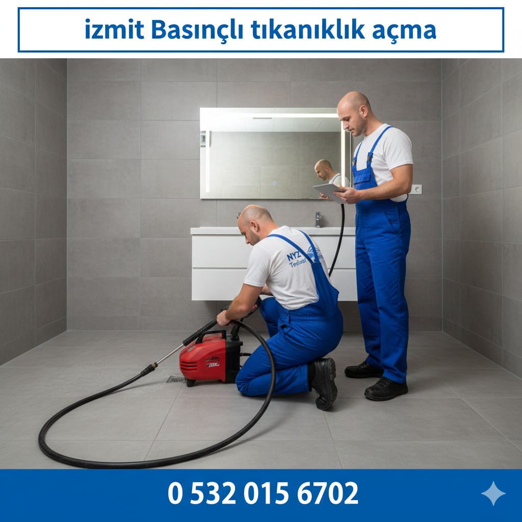 İzmit Basınçlı Tıkanıklık Açma