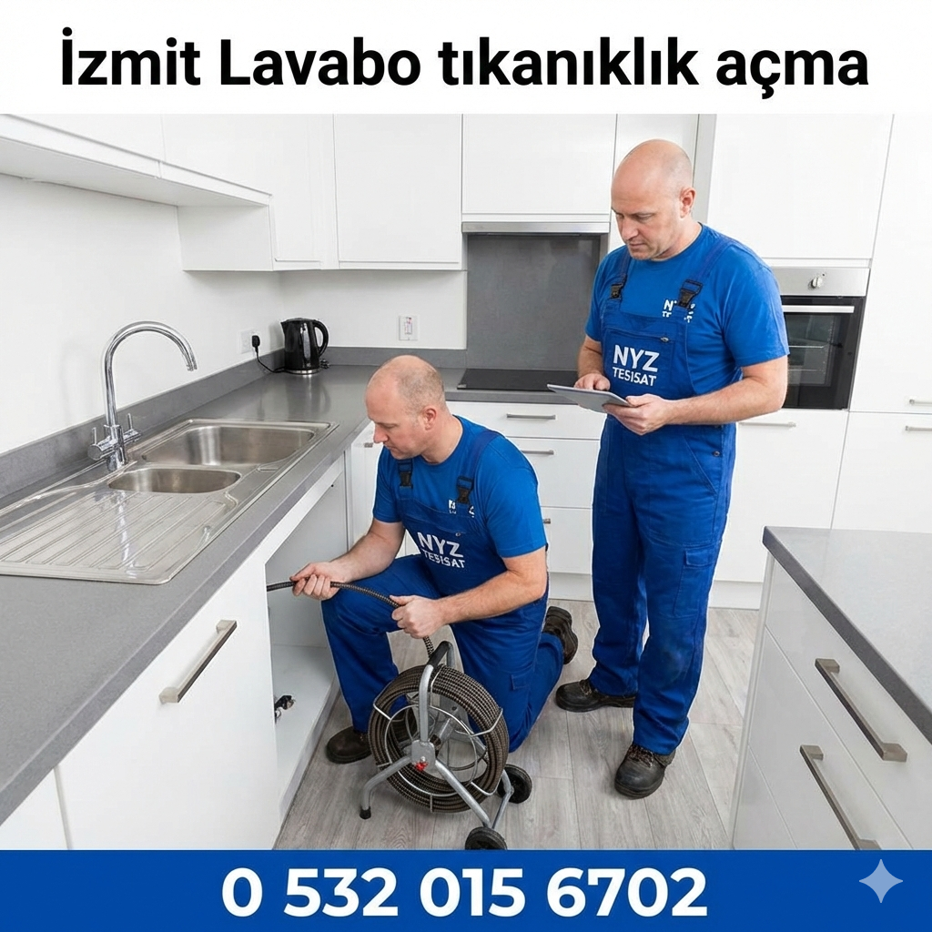 İzmit Lavabo Tıkanıklık Açma