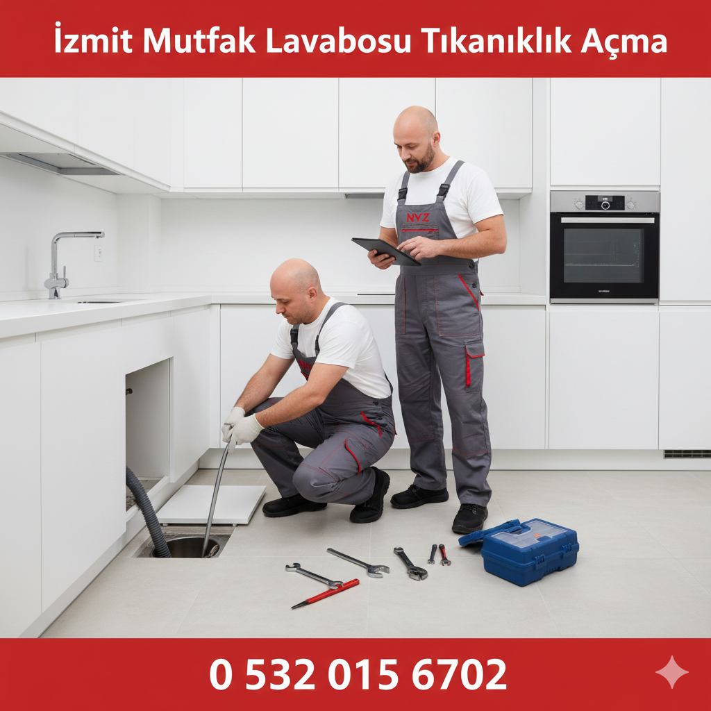 İzmit Mutfak Lavabosu Tıkanıklık Açma