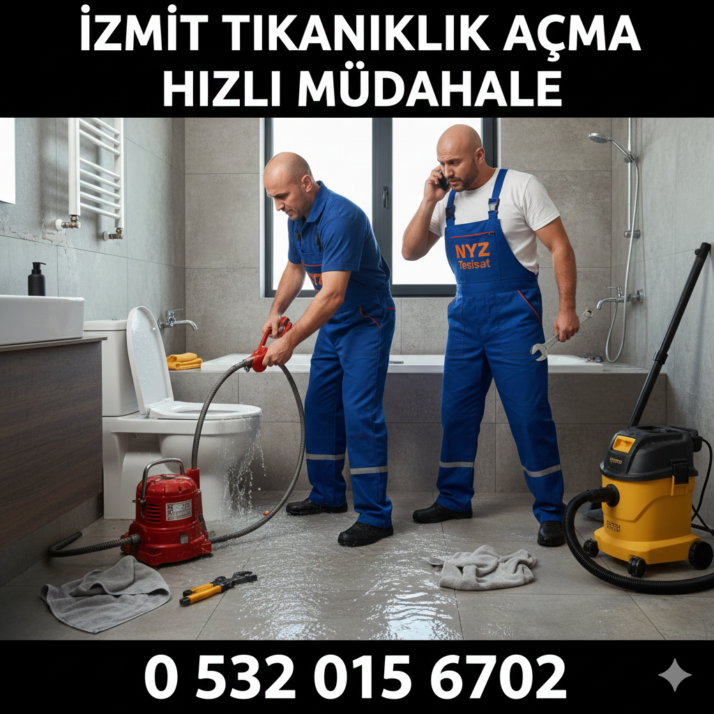 İzmit Tıkanıklık Açma Hızlı Müdahale