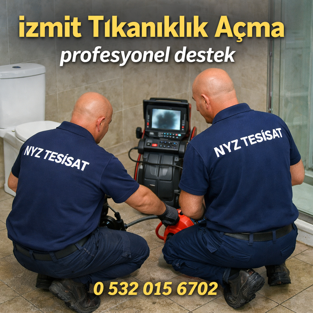 İzmit Tıkanıklık Açma Profesyonel Destek