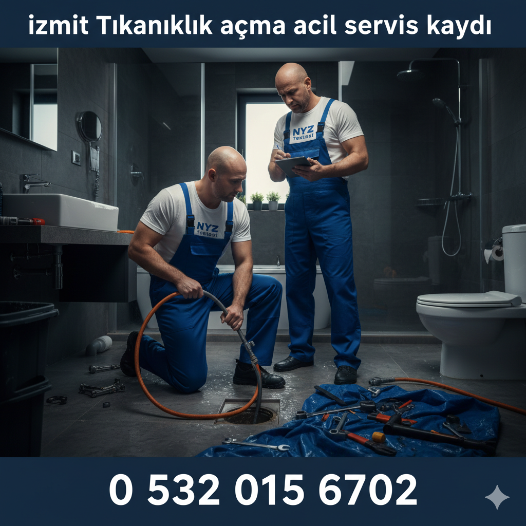 İzmit Tıkanıklık Açma Acil Servis Kaydı