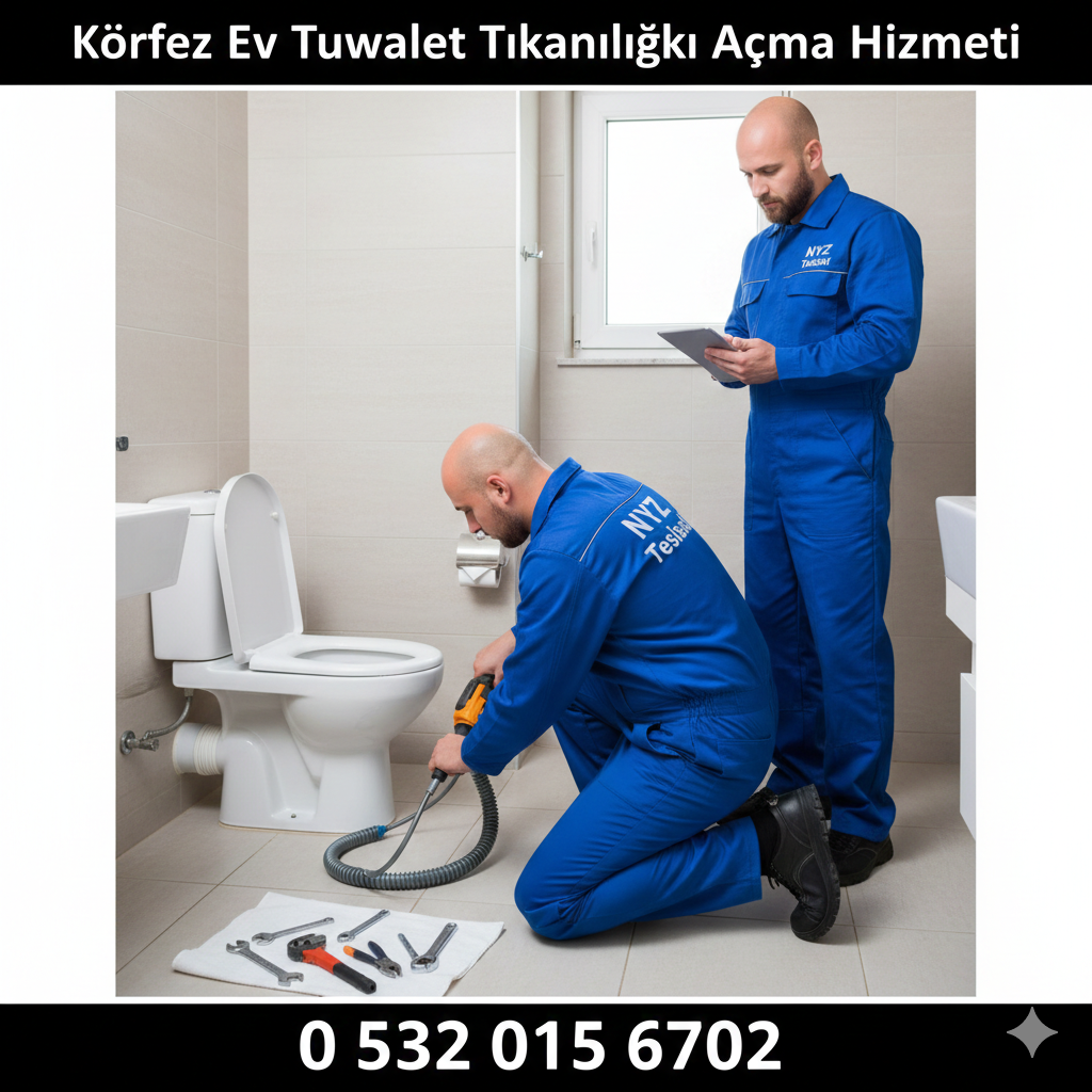 Körfez Ev Tuvalet Tıkanıklığı Açma Hizmeti