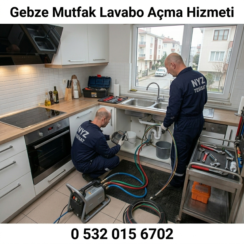 Gebze Mutfak Lavabo Açma Hizmeti