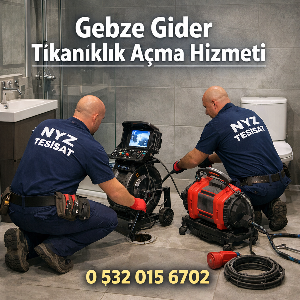 Gebze Gider Tıkanıklık Açma Hizmeti