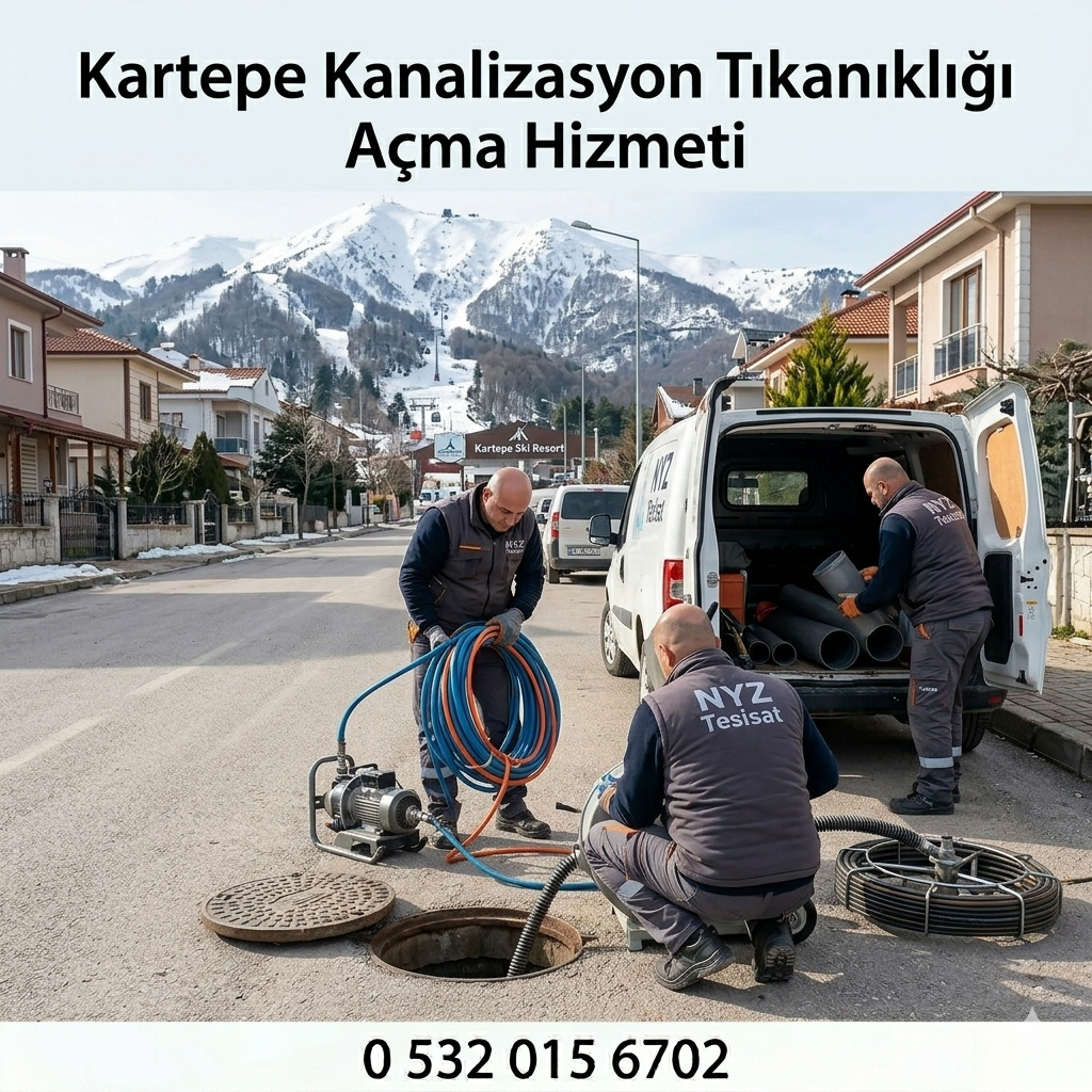 Kartepe Kanalizasyon Tıkanıklığı Açma Hizmeti