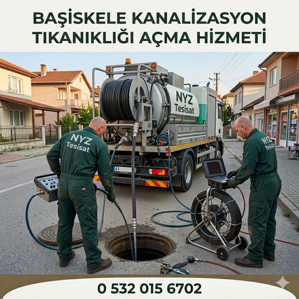 Başiskele Kanalizasyon Tıkanıklığı Açma Hizmeti